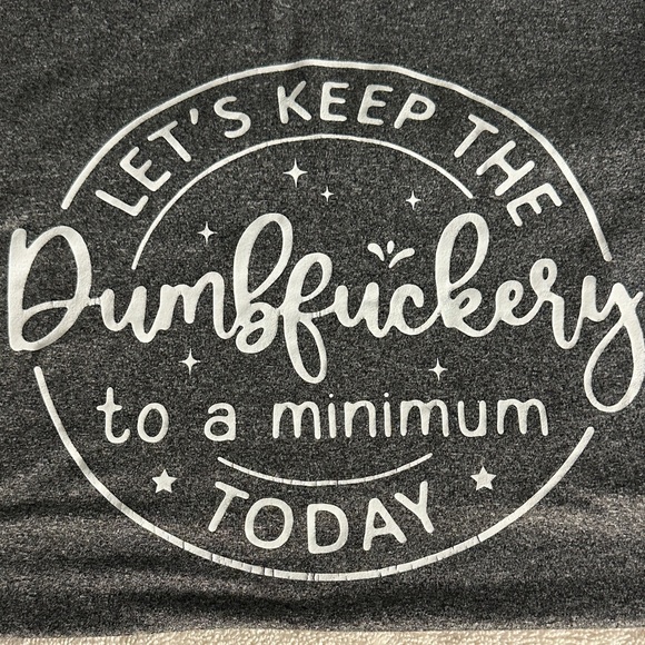 SHEIN Other - SHEIN Dark Gray Graphic Tee